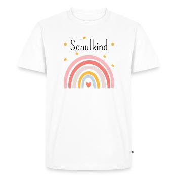 Back to school. Schulkind - Men's Premium Organic T-Shirt - white - Front - Nico (187cm)