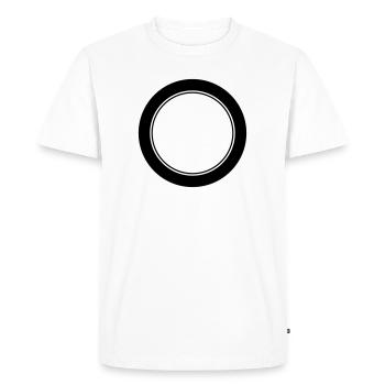 Logo / / Anniversary Emblem / / team / / Club - Men's Premium Organic T-Shirt - white - Front - Nico (187cm)