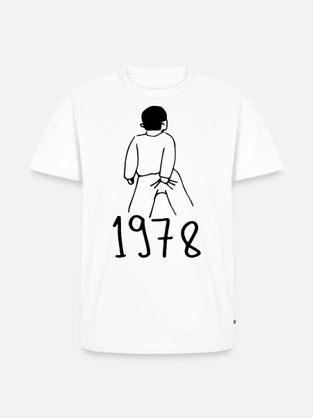 1978 Birthday 1978 - Men's Premium Organic T-Shirt - white