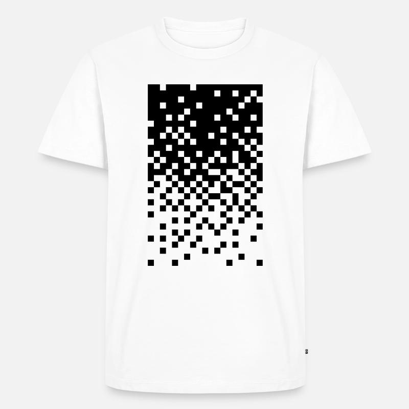 Pixels - T-shirt Premium bio Homme - blanc