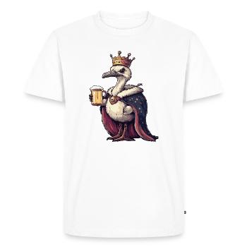 Strauss Beer King - T-shirt Premium bio Homme - blanc - Devant - Nico (187cm)