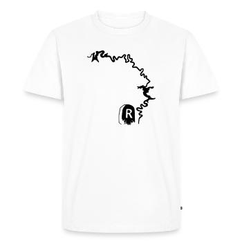 Saalekaskade Oberland Thüringen Rennsteig - Männer Premium Bio T-Shirt - Weiß - Vorne - Nico (187cm)