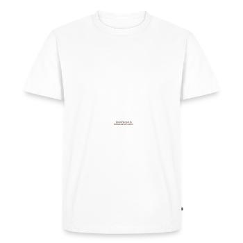 Saariselkä Suomi Finland Ski Resort - Men's Premium Organic T-Shirt - white - Front - Nico (187cm)