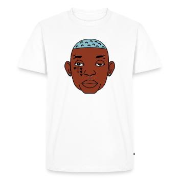 sympa cool - T-shirt Premium bio Homme - blanc - Devant - Nico (187cm)