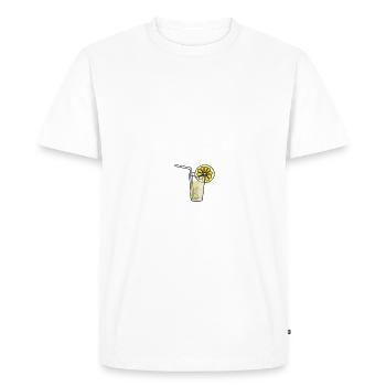 pastis pétanque - T-shirt Premium bio Homme - blanc - Devant - Nico (187cm)