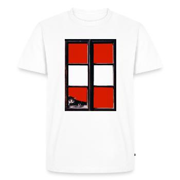Austria Flag Austria Austrian Flag AT - Men's Premium Organic T-Shirt - white - Front - Nico (187cm)