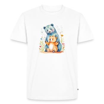 You are irreplaceable! Parent Child - Men's Premium Organic T-Shirt - white - Front - Nico (187cm)