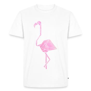 flamant - T-shirt Premium bio Homme - blanc - Devant - Nico (187cm)