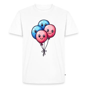 Balloons for children - Men's Premium Organic T-Shirt - white - Front - Nico (187cm)