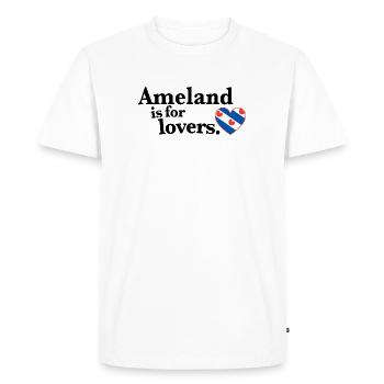 Amants de l’Ameland - Frise II - T-shirt Premium bio Homme - blanc - Devant - Nico (187cm)
