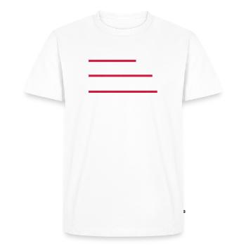 Urk, fier de mon village - T-shirt Premium bio Homme - blanc - Devant - Nico (187cm)