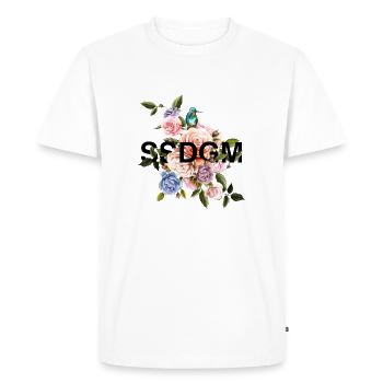 Ssdgm - Men's Premium Organic T-Shirt - white - Front - Nico (187cm)