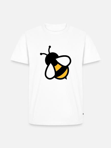 Biene Bee - Men's Premium Organic T-Shirt - white