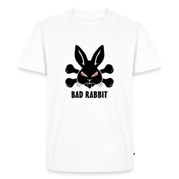 Bad Rabbit Lapin - T-shirt Premium bio Homme - blanc - Devant - Nico (187cm)