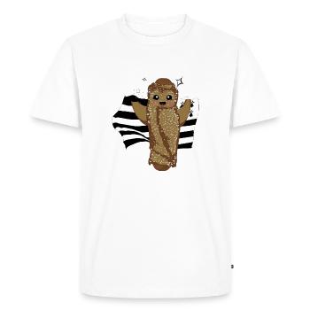 gwenn ha du - Men's Premium Organic T-Shirt - white - Front - Nico (187cm)
