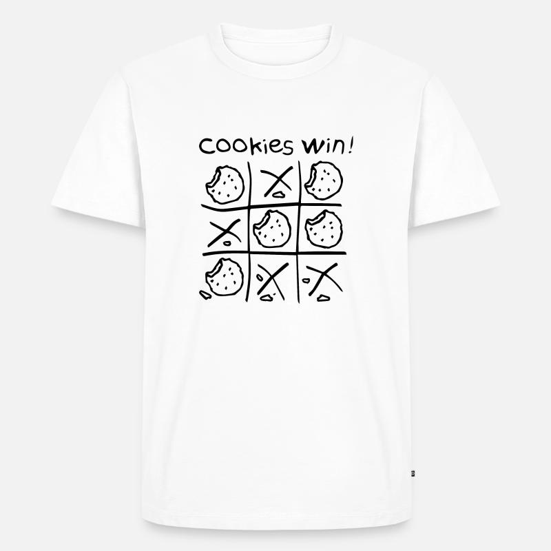 boardgame chess backgammon game night - Männer Premium Bio T-Shirt - Weiß