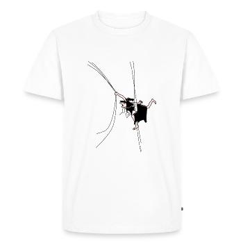 Hildelein, Aerialsilks - T-shirt Premium bio Homme - blanc - Devant - Nico (187cm)
