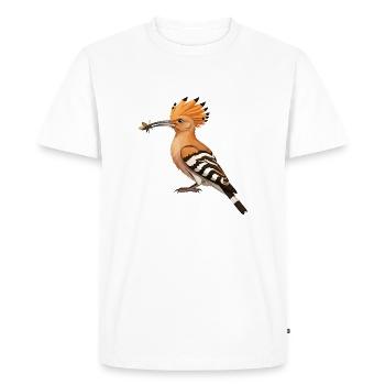 Hoopoe Upupa Epops - Men's Premium Organic T-Shirt - white - Front - Nico (187cm)