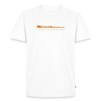 Turntablist - DJ Style - Men's Premium Organic T-Shirt - white - Front - Nico (187cm)