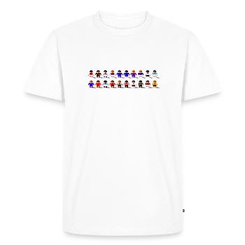 Football Premier League Kits - Men's Premium Organic T-Shirt - white - Front - Nico (187cm)