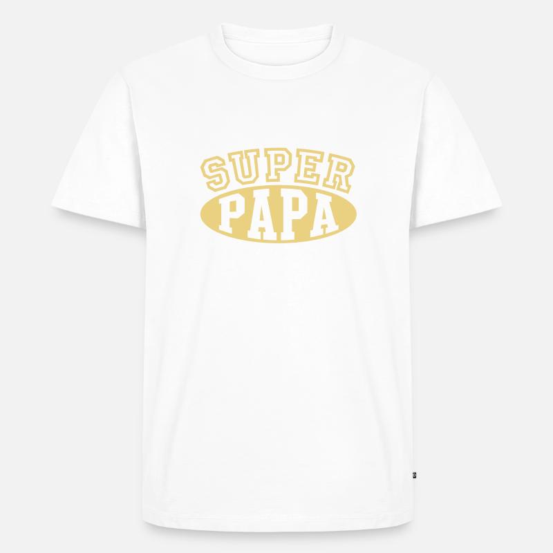 Super Papa - Männer Premium Bio T-Shirt - undefined