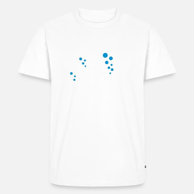 Fisch - Männer Premium Bio T-Shirt - Weiß