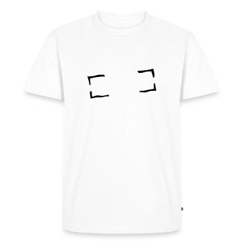Frame - T-shirt Premium bio Homme - blanc - Devant - Nico (187cm)
