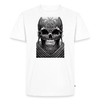 Crâne de Viking - Crâne de Viking #2 - T-shirt Premium bio Homme - blanc - Devant - Nico (187cm)