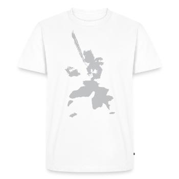 Figurine Kendo - ENCRE - T-shirt Premium bio Homme - blanc - Devant - Nico (187cm)