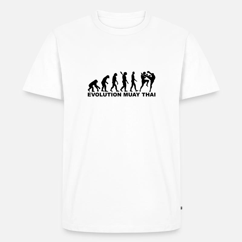 Evolution Muay Thai - T-shirt Premium bio Homme - blanc