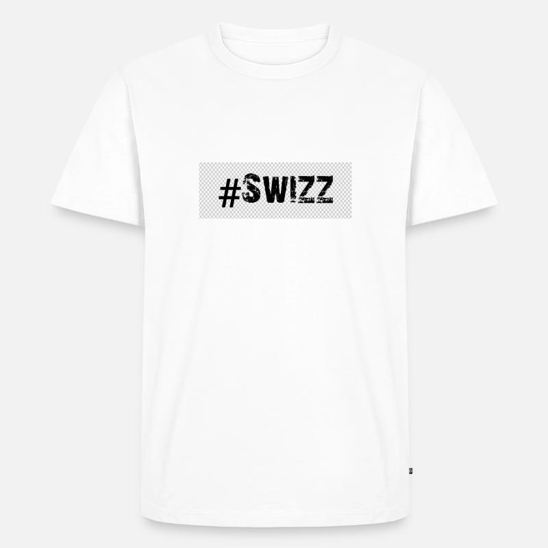 Swizz - Männer Premium Bio T-Shirt - Weiß