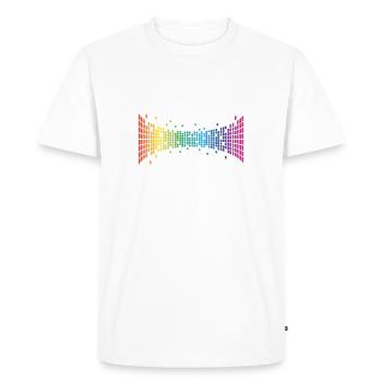 Love for all! The world is colorful! LGBT gift - Men's Premium Organic T-Shirt - white - Front - Nico (187cm)