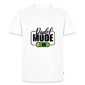 Padel Tennis Paddle Padel Ball Paddling Padel Tennis - Men's Premium Organic T-Shirt - white - Front - Nico (187cm)