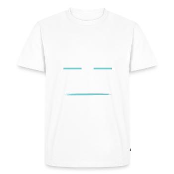 Équipe de hockey sur gazon - T-shirt Premium bio Homme - blanc - Devant - Nico (187cm)