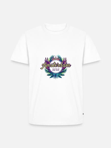 Amsterdam 2025 Team - Men's Premium Organic T-Shirt - white