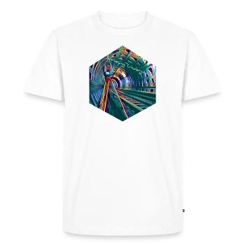 Surveying Underground - Men's Premium Organic T-Shirt - white - Front - Nico (187cm)