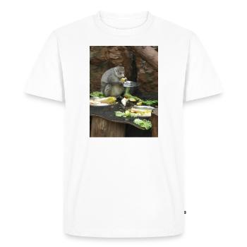 Végétarien Julian King - T-shirt Premium bio Homme - blanc - Devant - Nico (187cm)