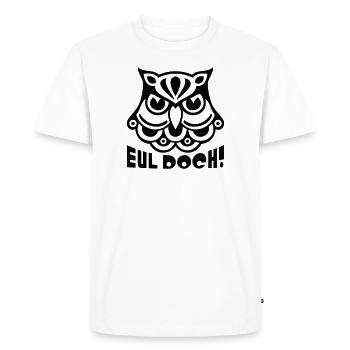 GUE MAIS! - T-shirt Premium bio Homme - blanc - Devant - Nico (187cm)