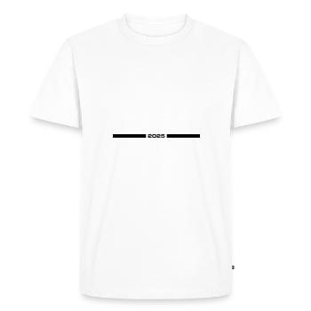 2025 Accident vasculaire cérébral - T-shirt Premium bio Homme - blanc - Devant - Nico (187cm)