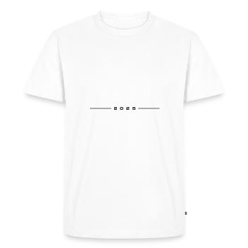 2025 Accident vasculaire cérébral - T-shirt Premium bio Homme - blanc - Devant - Nico (187cm)