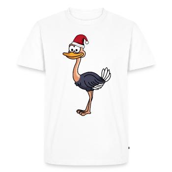 Bouquet BD Noël - T-shirt Premium bio Homme - blanc - Devant - Nico (187cm)