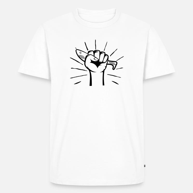Holy Lure - Männer Premium Bio T-Shirt - Weiß