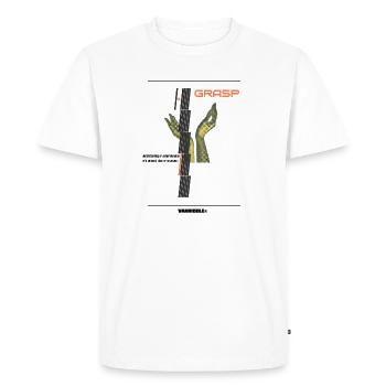 GRASP Green - Men's Premium Organic T-Shirt - white - Front - Nico (187cm)