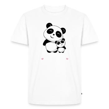Petite soeur - T-shirt Premium bio Homme - blanc - Devant - Nico (187cm)