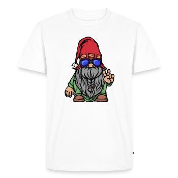 Barbe Barbe Complète Poils Du Visage Barbe Coiffure - T-shirt Premium bio Homme - blanc - Devant - Nico (187cm)