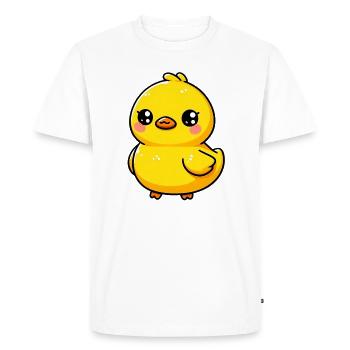 Caneton Canard Canard Canard - T-shirt Premium bio Homme - blanc - Devant - Nico (187cm)