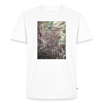Karudako - T-shirt Premium bio Homme - blanc - Devant - Nico (187cm)