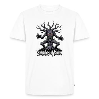 Branches of Doom – Dämonischer Baumgeist - T-shirt Premium bio Homme - blanc - Devant - Nico (187cm)