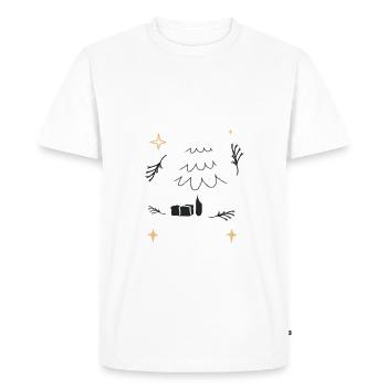 Christmas tree - Men's Premium Organic T-Shirt - white - Front - Nico (187cm)