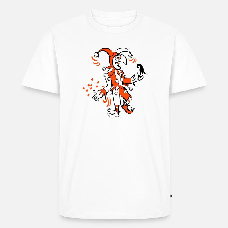 Carnaval de Bâle Ueli - T-shirt Premium bio Homme - blanc